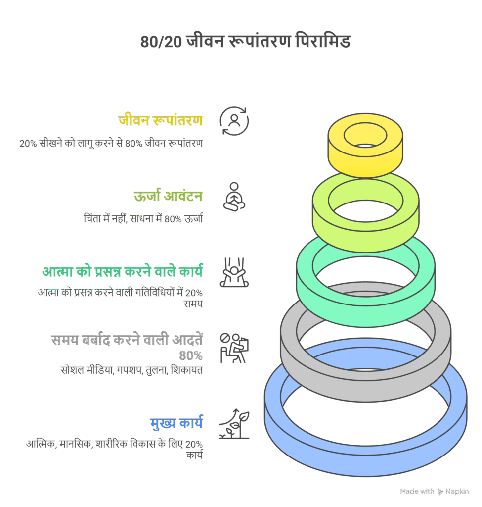80 20 जीवन रूपांतरण पिरामिड